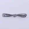Cordones elásticos de 4 mm en stock, cinturillas, cordones elásticos deportivos y casuales, cordones perezosos sin atar, cordones planos de 0.4