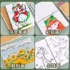 Livro de desenho de folhas soltas de papelão branco holandês A4 Livro de desenho de papelão para estudantes Caneta marcadora acrílica Arte Livro de desenho especial