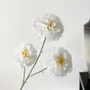 Hibisco para Casamento Flores Artificiais Flores de Seda Decoração de Casamento Materiais Florais Flores Artificiais Arranjo de Flores Flores de Peônia Rosa Flores de Hibisco