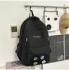 Nuevas mochilas para hombre y mujer para estudiantes de secundaria y preparatoria, gran capacidad, adecuadas para tutorías o como bolso de hombro, disponibles en dos estilos