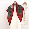Bufanda Triangular de Algodón y Lino con Estampado Completo Nueva Vintage Primavera/Verano 2026 para Mujer, Bufanda Decorativa Versátil para el Cuello, Chal de Viaje con Protección Solar