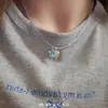Collar de Flor de Cuentas Coloridas de Verano 2026 Nuevo Diseño de Nicho Cadena para Clavícula Fresca y Sencilla