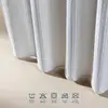 Cortina de Ducha Jacquard Cuadros Waffle Impermeable y Resistente al Moho Cortina Divisoria de Baño Cortina de Baño Venta al por Mayor