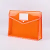 Bolsa para Archivos A4 Botón Transparente Estéreo Gran Capacidad Oficina Archivo de Información Estudiante Papel de Examen Almacenamiento Broche Bolsa de Papelería
