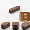 Manijas de Madera de Nogal, Gabinetes de Cajones de Madera Maciza, Puertas de Gabinete de Madera, Manijas de Armario de Madera Natural, Gabinetes de Madera, Minimalista Estilo Japonés