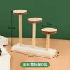Estante para Flores para Repisa de Ventana de Madera Maciza, Soporte Decorativo Creativo para Suculentas, Estante de Almacenamiento Multinivel para Escritorio en Esquina de Balcón Interior