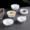 A8 banquete de estado tigela pequena branca de melamina loja de fast food comercial tigela de sopa de plástico refeitório restaurante tigela de mingau de arroz tigela para temperos de hot pot