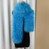 Nuevo bufanda de imitación de lana de oveja transfronteriza, chal de alta gama para vestido cheongsam, calentador de cuello cálido de moda para otoño e invierno, cuello de piel versátil