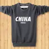 Suéter Espeso con Forro de Lana para Otoño e Invierno para Hombre Cuello Redondo Talla Grande Manga Larga Camiseta Cálida con Base de Lana Ropa para Hombre