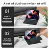 Funda Protectora de Teclado Bluetooth Táctil Retroiluminado de Colores Adecuada para Samsung Taba9+ Plus11X215/X216