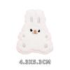 Pegatinas de tela bordadas con forma de oso de peluche, conejito de dibujos animados, bordado por ordenador, autoadhesivo, para decoración de ropa y bolsos.