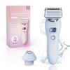 Pantalla de Nuevo Modelo Área Privada Recortadora de Cabello Dos en Uno Dispositivo de Recorte y Rasurado de Cabello para Mujer Dispositivo Eléctrico de Depilación al Por Mayor