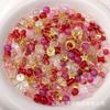 30/50g Material com Contas Cor Mista Contas Artesanais DIY Pulseira Pulseira Contas Soltas Contas de Vidro Acessórios Dourados