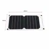 Ip062 panel solar de silicio monocristalino asa montañismo al aire libre carga USB teléfono móvil regalo bolsa solar colgante carga 5V