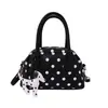 2026 Nueva Moda Trendy Bolsa Dulce de Niña de Lunares Bolso de Hombro Bolso de Mano para Mujer Bolso de Bolos Bolsa de Gran Capacidad