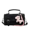 Bolsa de Mão Lisa Simples Estilo Coreano Nova Tendência Primavera/Verão 2026 Bolsa de Ombro com Personalidade Estilo Ins Bolsa Transversal Elegante e Estilosa