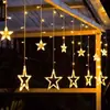Luz de Estrela LED pequena luz colorida luz piscante fio de luz Luz de cortina Lua Estrelada quarto de celebridade dormitório luz decorativa