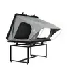 Barraca de Teto Triangular com Abertura Lateral para Camping, Barraca de Carro Dobrável, para Off-Road SUV, Equipamento de Camping com Casca Dura de Liga de Alumínio