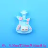 Acessórios de Resina de Gato Kt Cor Creme Fofo para Guitarra, Materiais de Decoração para Tamancos DIY, Capa de Celular, Grampo de Cabelo, Venda por Atacado