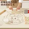 Estera Rodante para el Hogar Antideslizante Impermeable de Silicona y Estera para Masa Cocina Horneado Anti-Derrames Engrosada Estera para Amasar Fabricante Venta al por Mayor