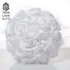 Buquê de casamento de flor artificial estilo coreano espuma de PE flor falsa nº 9 suprimentos de casamento para noiva buquê de pérola atacado