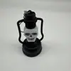 Linterna de calabaza de Halloween, regalo del festival de fantasmas, lámpara de queroseno portátil, luz nocturna LED colorida, accesorio decorativo, llavero de linterna
