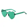 Gafas de Sol Corazón Sin Marco Una Pieza Temática del Océano para Fiestas de Baile, Versión Engrosada Gafas de Fiesta