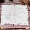 Impresión Tipográfica con Estampado en Caliente Estilo Americano Fino y Técnicas de Grabado Tipográfico para Invitaciones de Boda Personalizadas