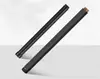 Cabezal de Ducha Cuadrado y Redondo Negro con Tubo Recto, Barra Extendida, Tubo de Extensión, Conector de Barra Deslizante, Extensión Extendida Gris Pistola