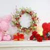 Amazon Día de San Valentín Producto Nuevo Guirnalda Simulada de Bayas de Amor Transfronteriza Chimenea Colgante de Puerta Decoración de Escritorio Accesorios