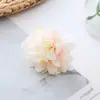 Design original nova cabeça de flor de peônia chiffon feita à mão flor tridimensional casa casamento decoração de casamento