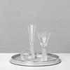 Simples Moderno High-end Luz de Luxo Metal Espelho Armazenamento Bandeja Redonda Sala Modelo Taça de Vinho Vinho Decoração Enfeites-