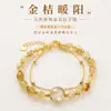 Coleção de Pulseiras de Cristal de Camada Dupla Naturais DIY Pérola Simples Estilo Ins Nicho Feminino Joias Pulseira Atacado