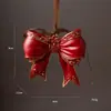 Novos Produtos Transfronteiriços Meias com Sino Tridimensional Cavalo Vermelho Pingente de Resina Enfeites de Árvore de Natal Decoração de Feriado Presentes
