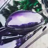 Película de Cambio de Color para Espejo Retrovisor de Coche Negro Brillante Negro Piano Blanco Cristal Plata Electro-Óptico Plata Metálico Fibra de Carbono Envoltura para Espejo Retrovisor