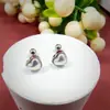 Pendientes de Acero de Titanio con Corazón y Perla para Mujer, Cierre de Rosca, Pendientes que No se Caen Fácilmente, Piercings de Oreja, Clavos para Hélice de Oreja, Pendientes Exquisitos