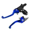 Piezas de Modificación para Motocicleta Todoterreno Manija de Freno Plegable Anti-Caída Universal Asv Manija de Embrague CNC Palanca de Freno en Forma de Cuerno