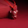 El director de fábrica recomienda colgante de cinabrio del zodiaco collar del zodiaco conejo niños y niñas colgante año de nacimiento 2023