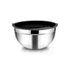 Cuenco de Huevo Engrosado de Acero Inoxidable Cuenco para Mezclar Ensalada con Tapa y Cuenco Cocina Repostería Cocina Cuenco Multifuncional para Frutas