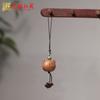 Serie de Cadenas para Teléfono Móvil de Grano de Café de Madera de Durazno Juguete Cultural Oso y Cachorro Accesorios Colgante