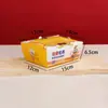 Caja de Embalaje para Pollo Frito Snack Muslos y Alitas de Pollo Comercial Descuento-Gratis Caja de Embalaje de Cartón Coreana Desechable para Llevar Lonchera