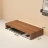 Soporte para computadora ajustable en altura, elevador de monitor para oficina, estante de madera para escritorio, base elevada para computadora de escritorio