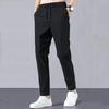 Pantalones casuales elegantes de marca de moda de primavera y otoño, pantalones rectos de moda para hombres, moda juvenil suelta japonesa.