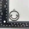 En stock al por mayor cremallera metálica #3#5 tirador de círculo cara sonriente tarjeta tiradora bolsa bolsa de cosméticos accesorios decorativos para ropa