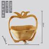 Exportação Comércio Exterior Estilo Japonês Sudeste Asiático Anel Criativo Bambu Prato de Frutas Suporte de Frutas Caixa de Frutas Secas Presente Sala de Estar Casa de Hóspedes