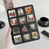 50 Pegatinas de Escena Navideña en Acuarela, Material Transparente Impermeable para Manualidades, Pegatinas Decorativas para Teléfono Móvil, Maleta, Computadora