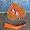 Marcador de Página em Forma de Coração com Nervuras de Folha Doze Constelações Folha Criativa DIY Estilo Chinês Gravado Exquisite Presente Papel Comemorativo