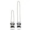 Colgante de Panda Mecedor para Coche, Lindo y Relajante Colgante para Espejo Retrovisor, Decoración Creativa de Moda para el Interior del Coche