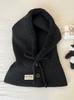 Design de Boneco de Neve Balaclava de Neve da Moda Gorro Tricotado com Cordão Proteção de Orelha Quente Outono e Inverno Gorro Pulôver