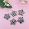 Amazon Piedra Natural Cristal 20mm Estrella de Cinco Puntas No Porosa Colgante Estrella Luna Joyería Pequeños Adornos de Estrella Accesorios